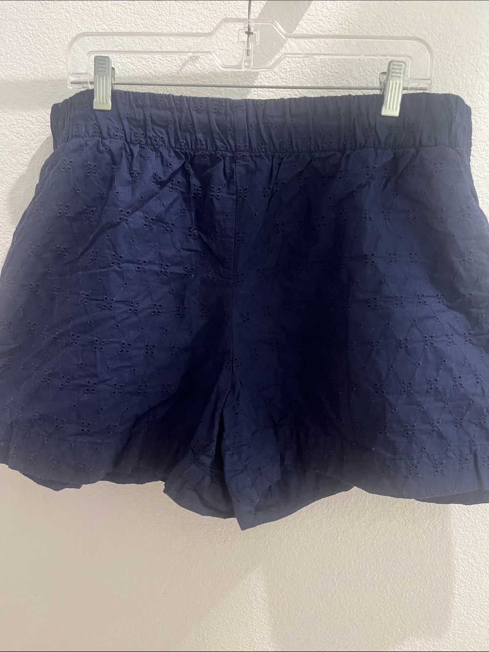 Gap Navy XL Eyelet Cotton Shorts